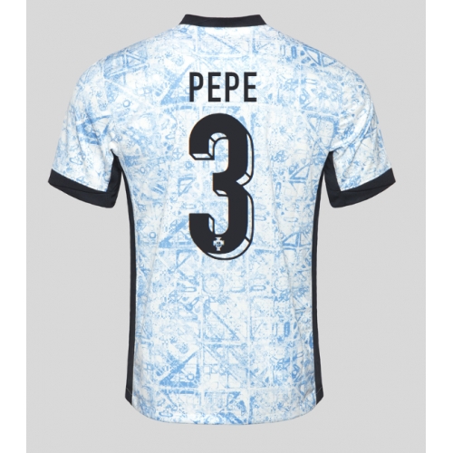 Portogallo Pepe #3 Maglia Gara Trasferta Repliche Europei 2024 Portogallo Pepe #3 Maglia Gara Trasferta Repliche Europei 2024